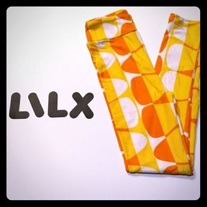 Kids Candy Corn Leggings LuLaRoe